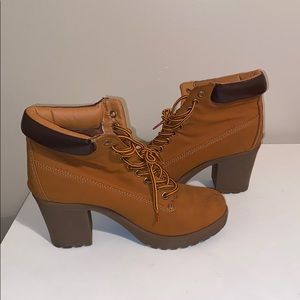 Timb Inspired Wedges Boot